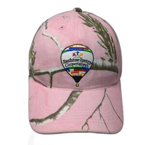 Graffiti Pink Baseball Cap Hat OS Strapback Realtree Touchstone Energy Balloon